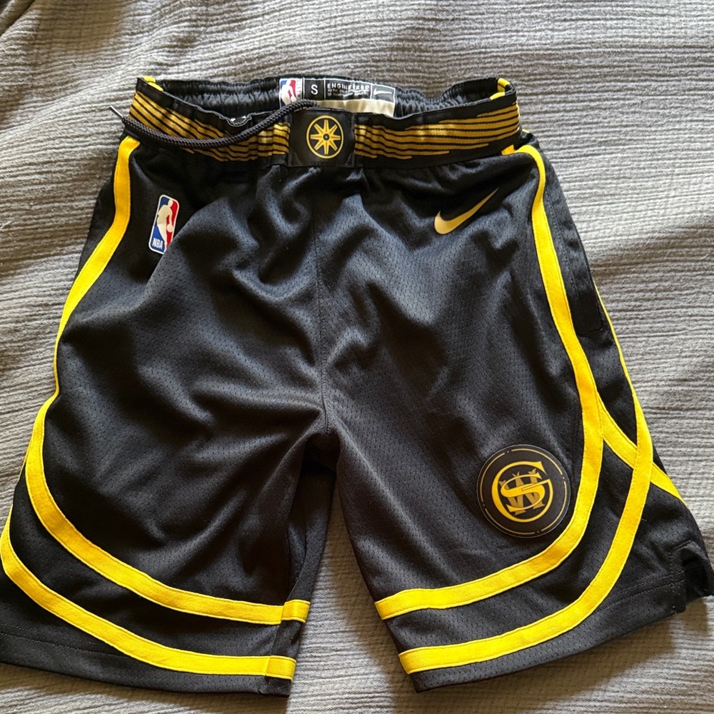 Nike Kids NBA Golden State Warriors Shorts